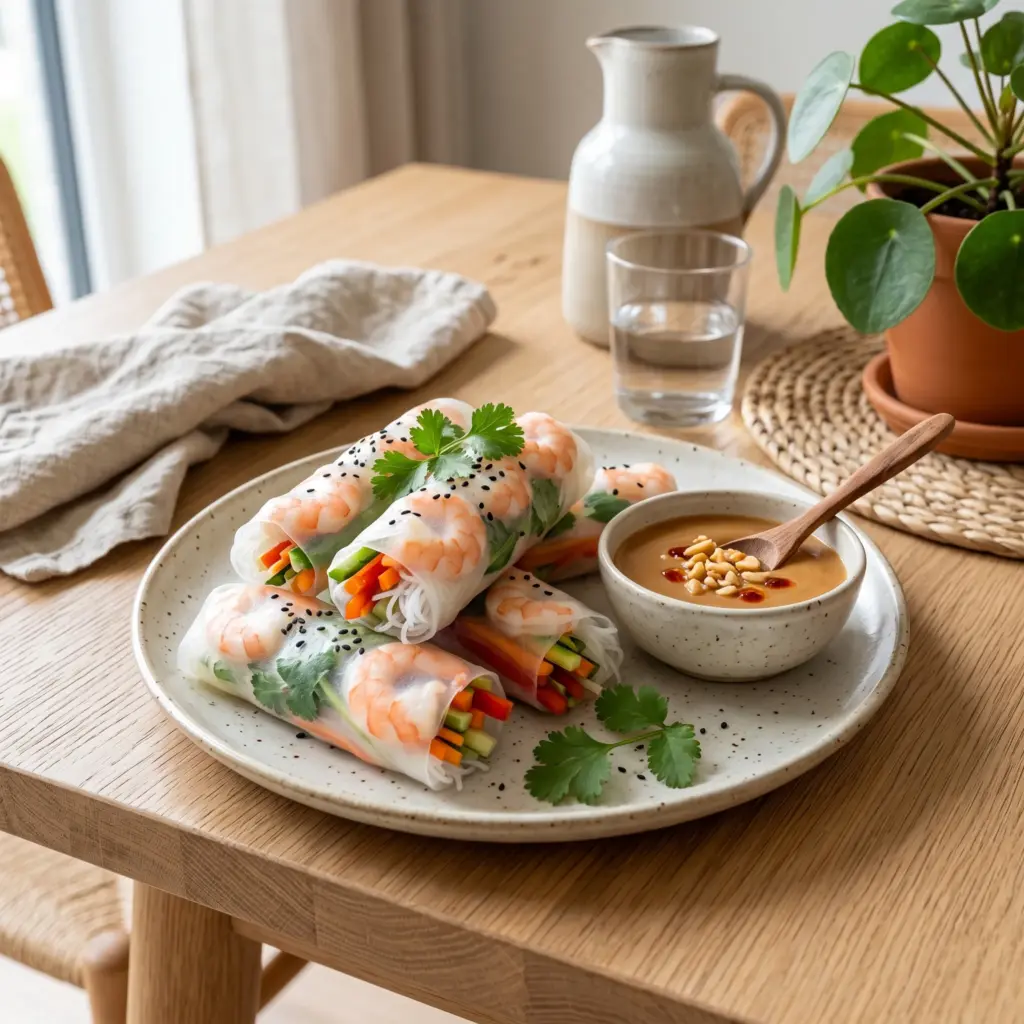 Vietnamese Spring Rolls with Shrimp