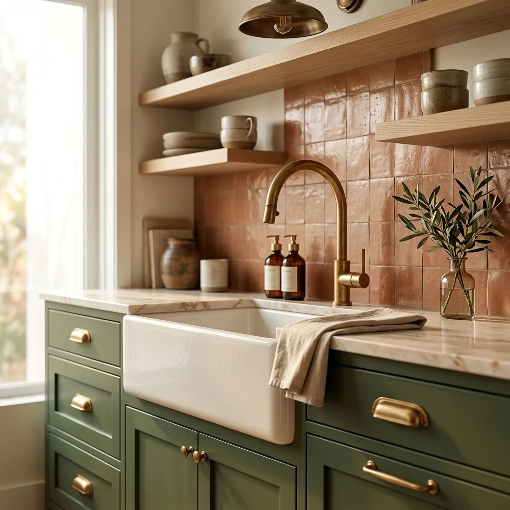 Warm Brass and Bronze Fixtures