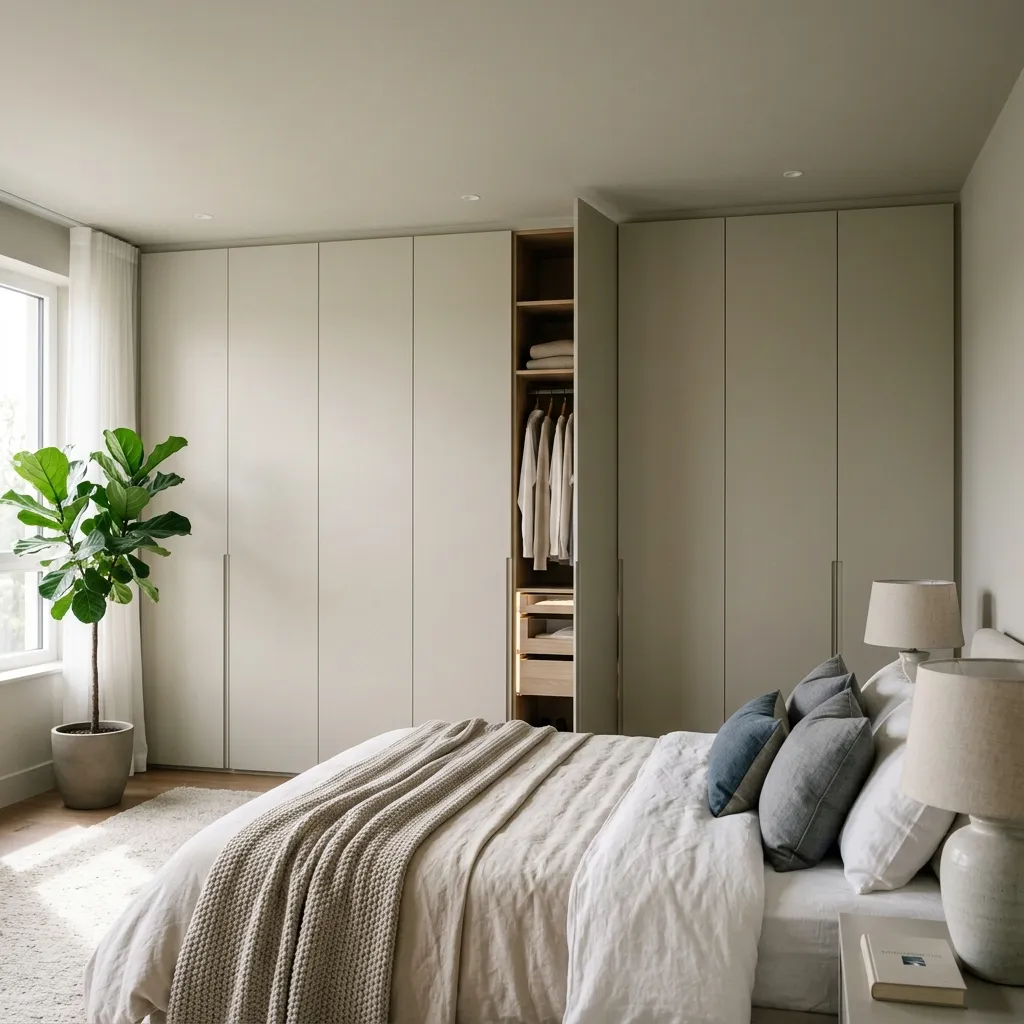 A Floor-to-Ceiling Wardrobe Wall