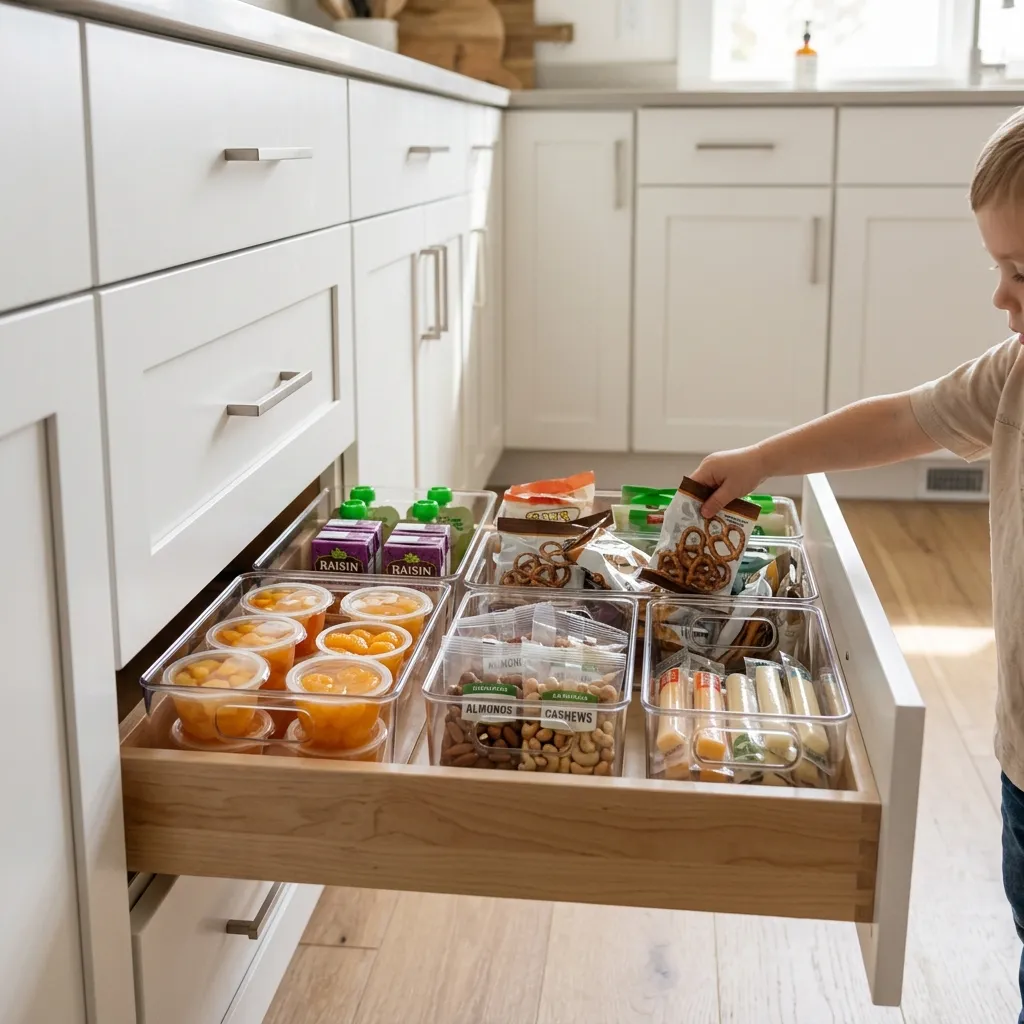 A Low-Profile Grab-and-Go Snack Drawer