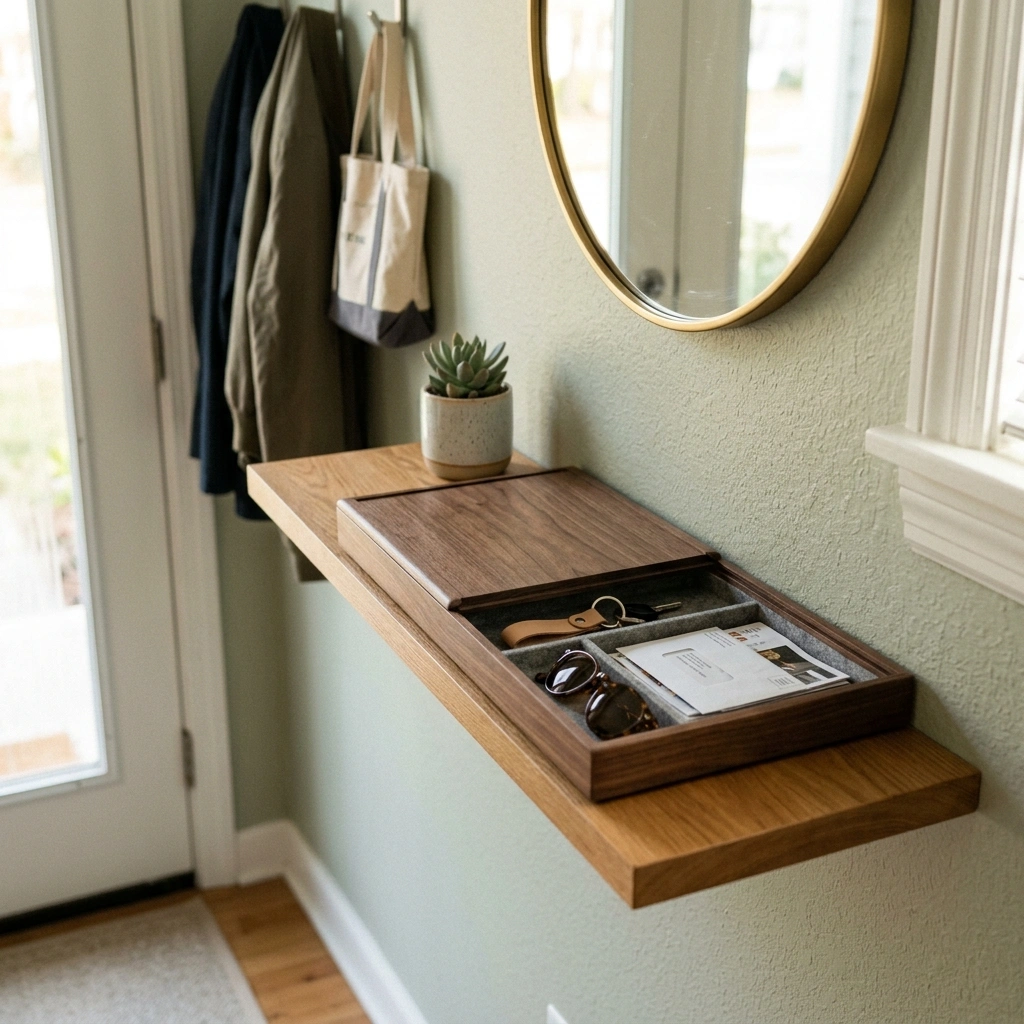 Add Hidden Storage Trays