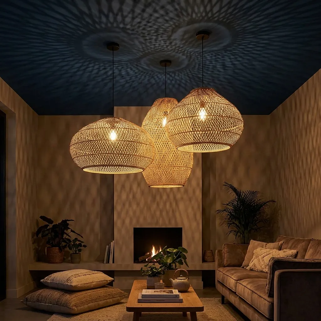 Ambient Woven Pendants