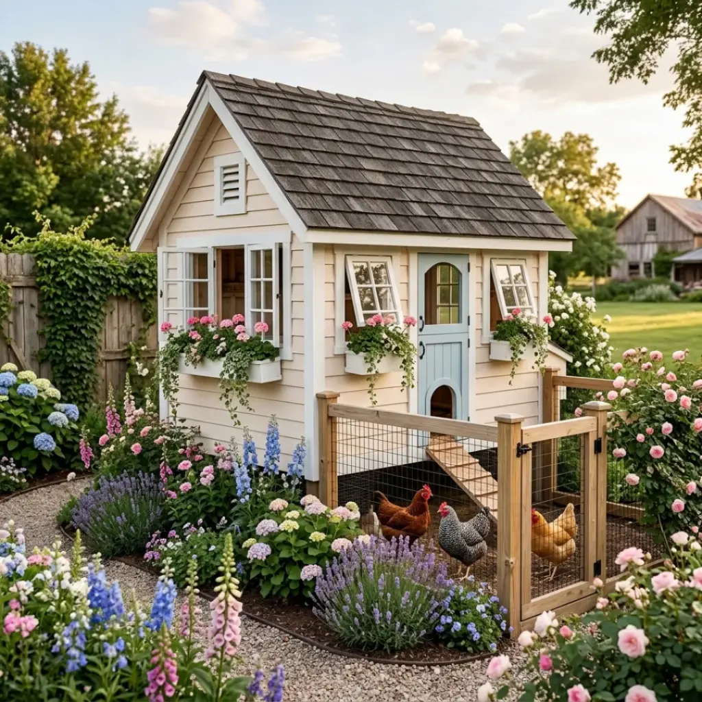 The Classic Cottage-Style Coop