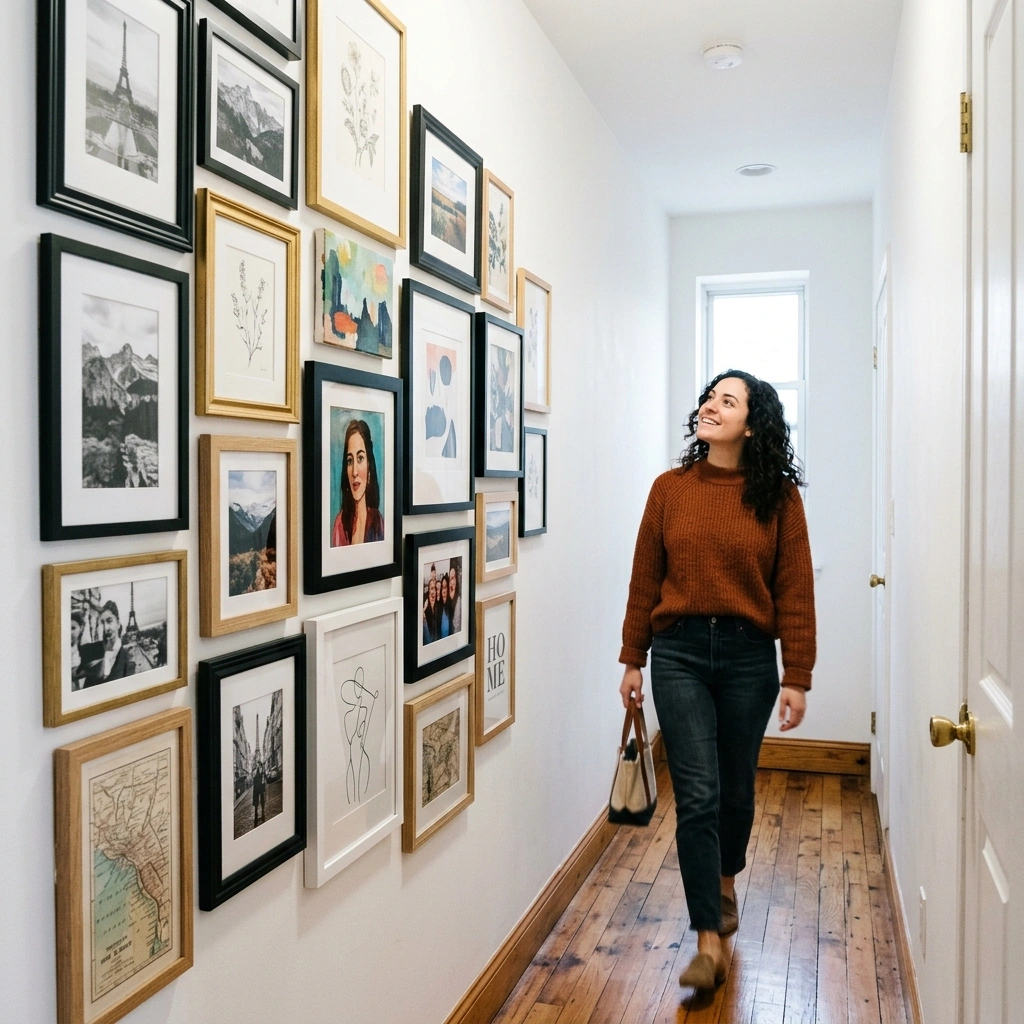 Create a Vertical Gallery Wall