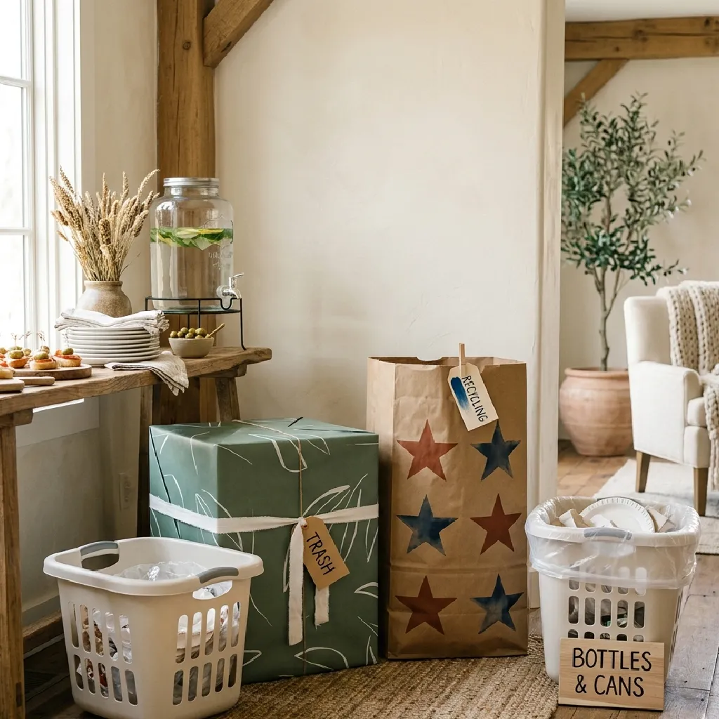 Creative Trash and Recycling Bins