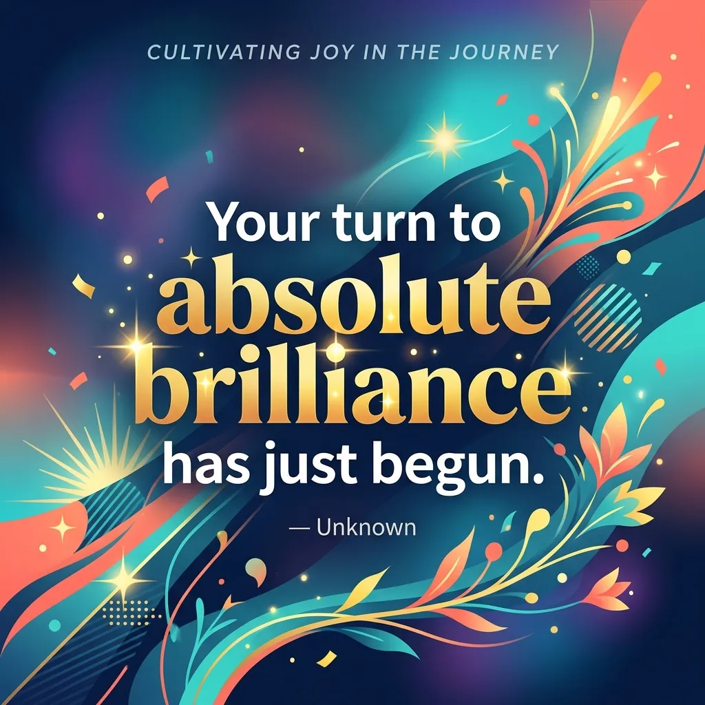 Cultivating Joy in the Journey