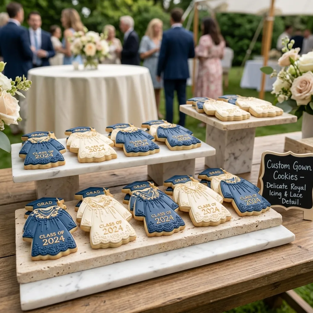 Custom Cookie Gown Displays