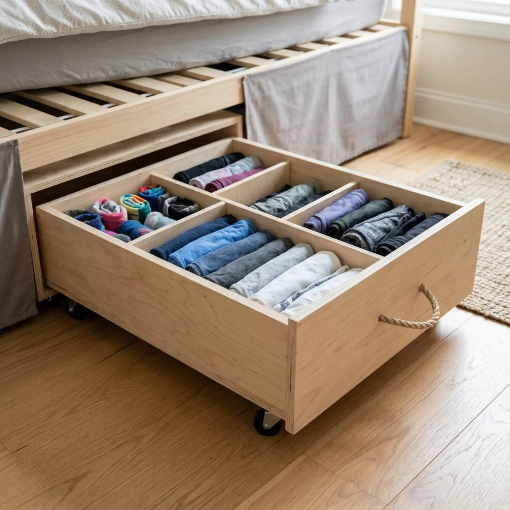 Custom DIY Rolling Drawer Dividers