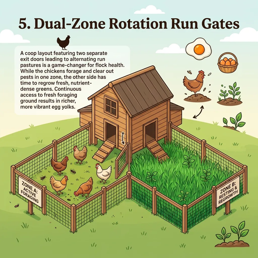 Dual-Zone Rotation Run Gates