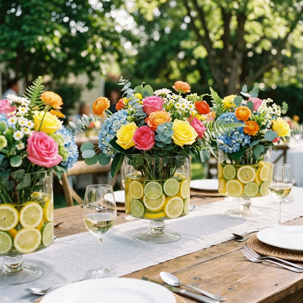 Elevated Citrus and Floral Bowls