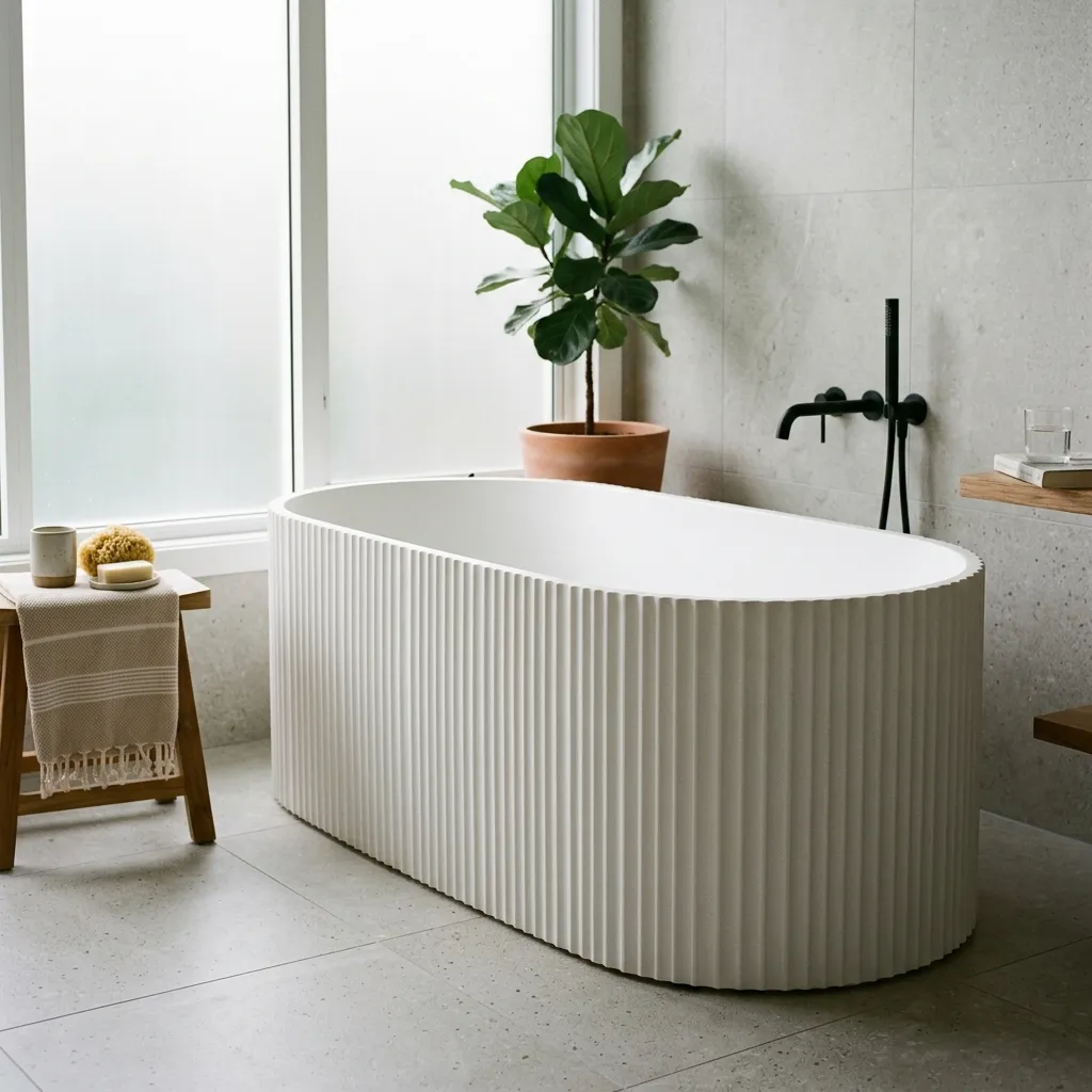 Freestanding Fluted Tubs
