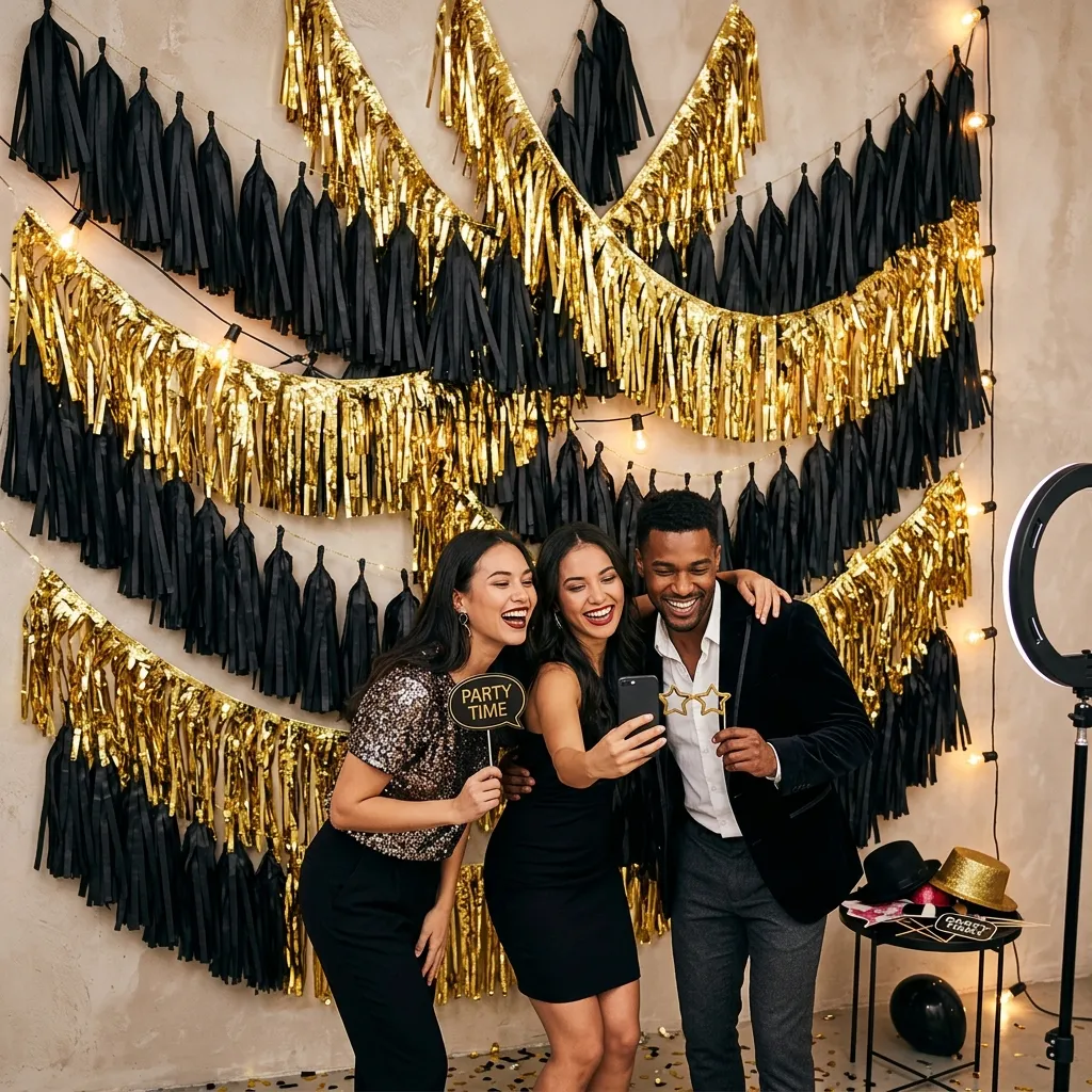 Glamorous Tassel Garland Backdrops