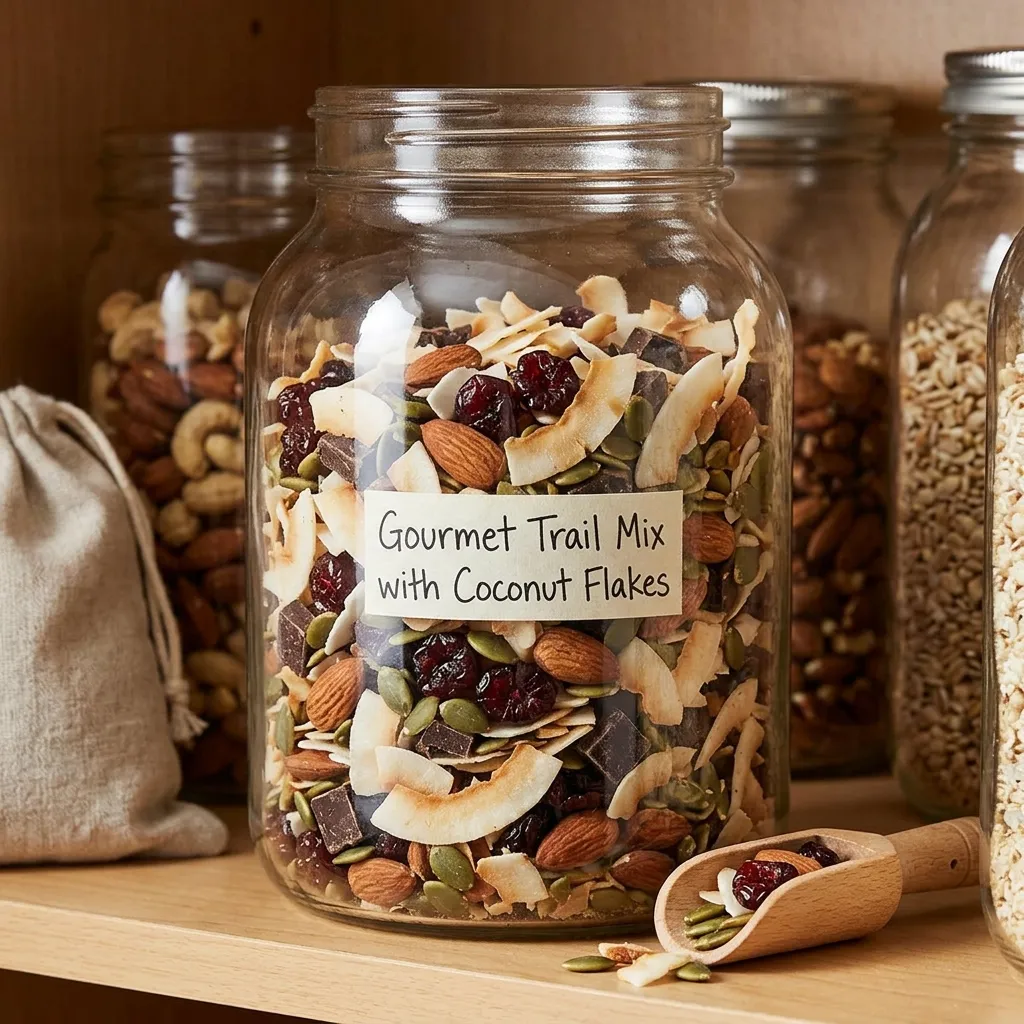 Gourmet Trail Mix with Coconut Flakes