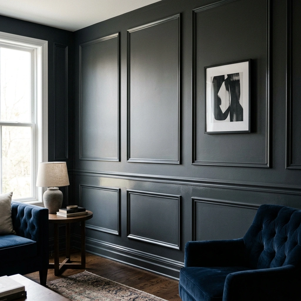 High-Contrast Paint and Texture