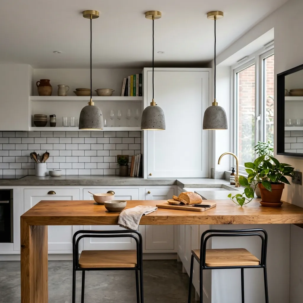 Industrial Concrete Pendants