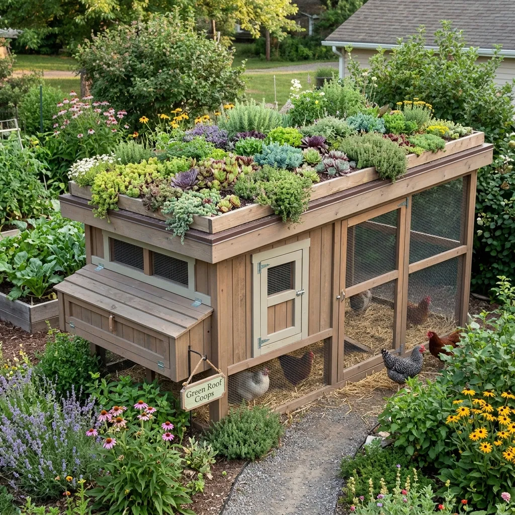 Living Roof Garden Coops