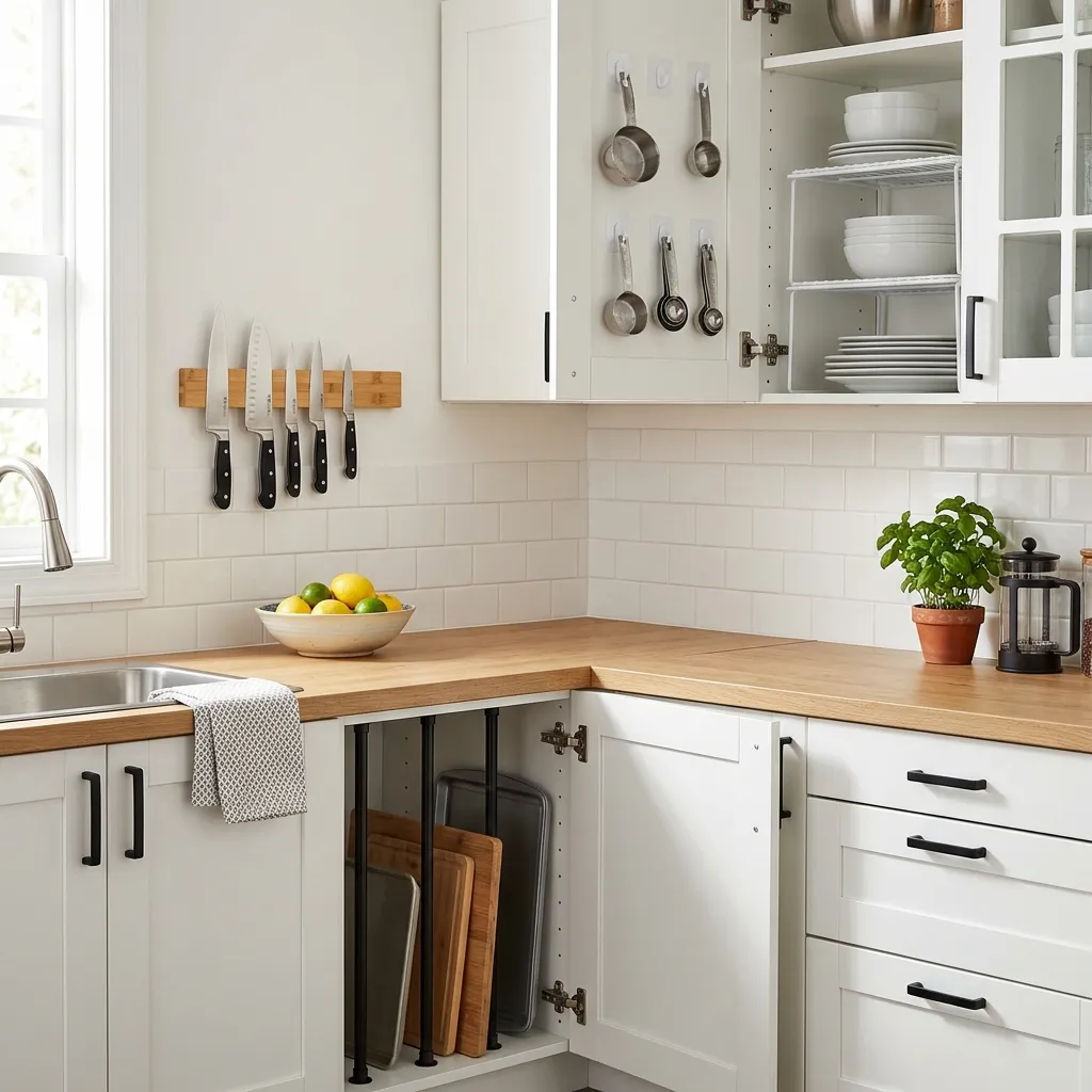 Make the Most of Your Cabinets and Counter Space