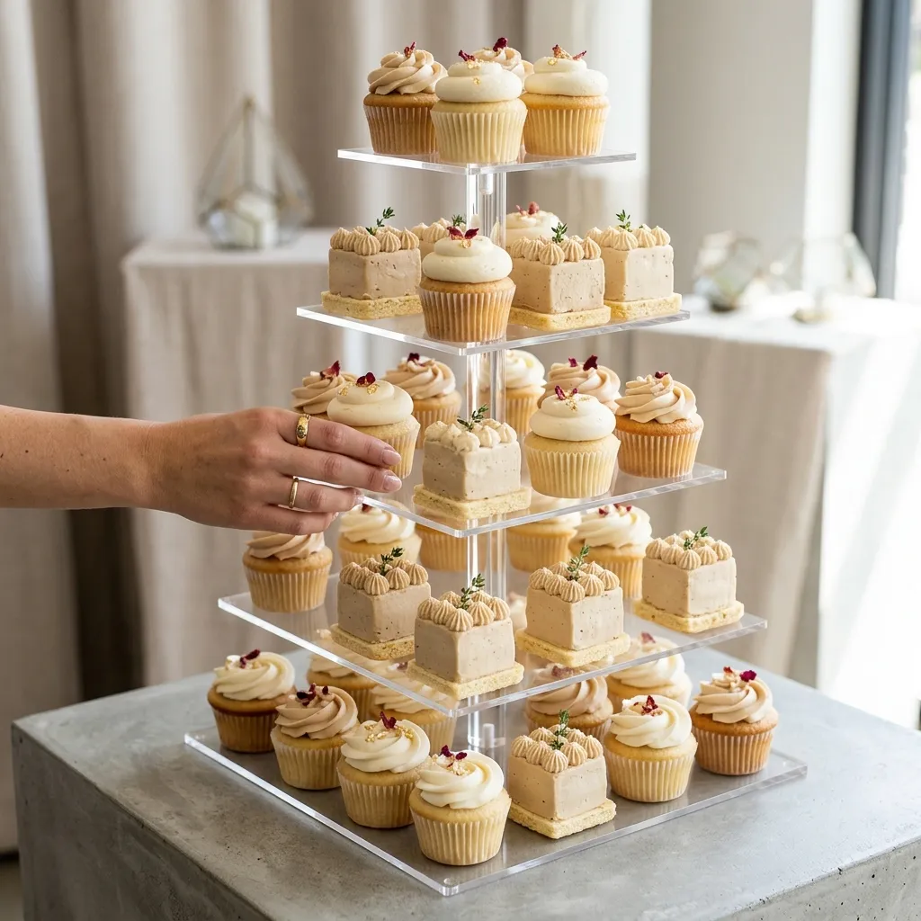 Miniature Acrylic Cake Towers