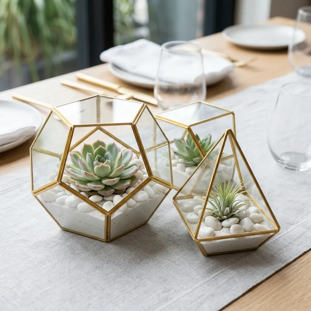 Modern Geometric Terrariums