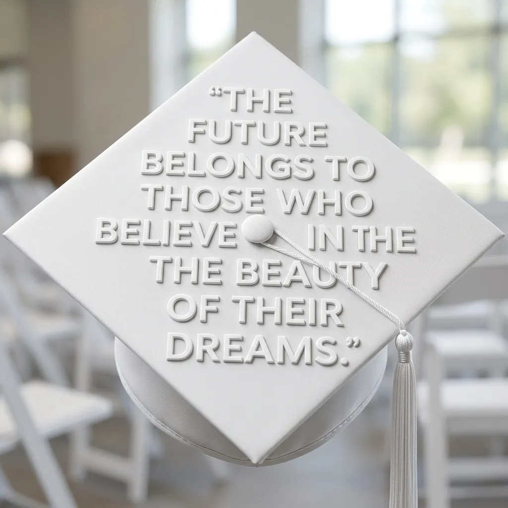 Monochromatic Embossed Quotes