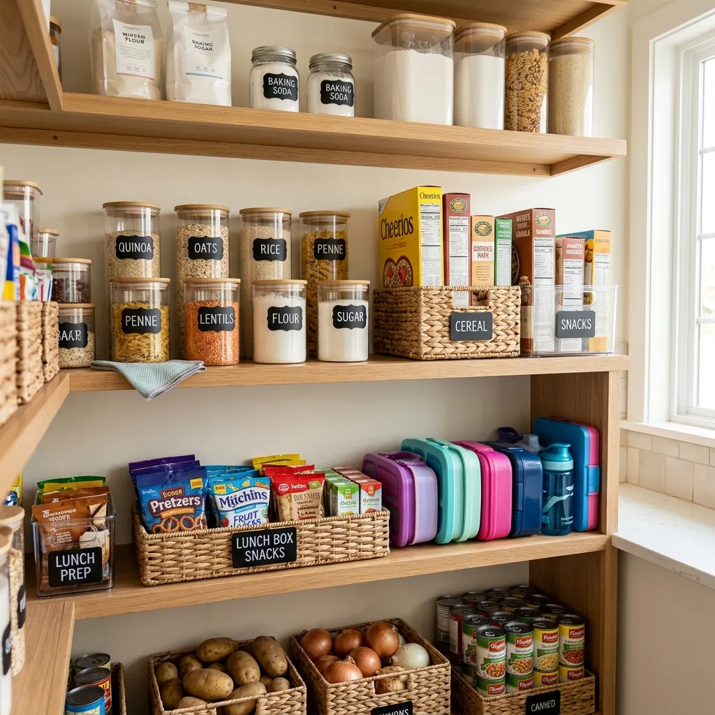 Pantry and Dry Goods Organization