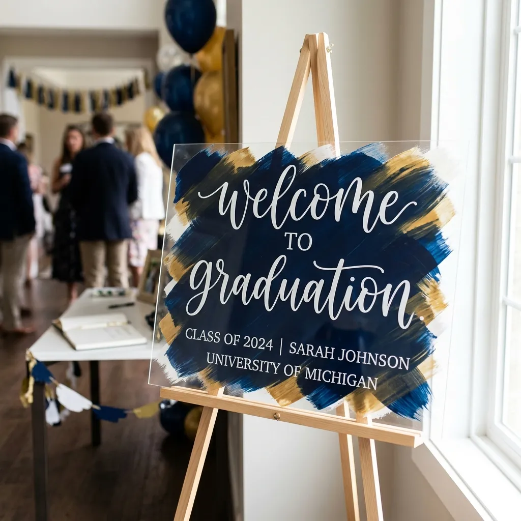 Personalized Acrylic Welcome Sign