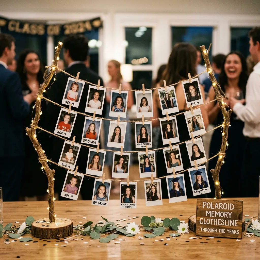 Polaroid Memory Clotheslines