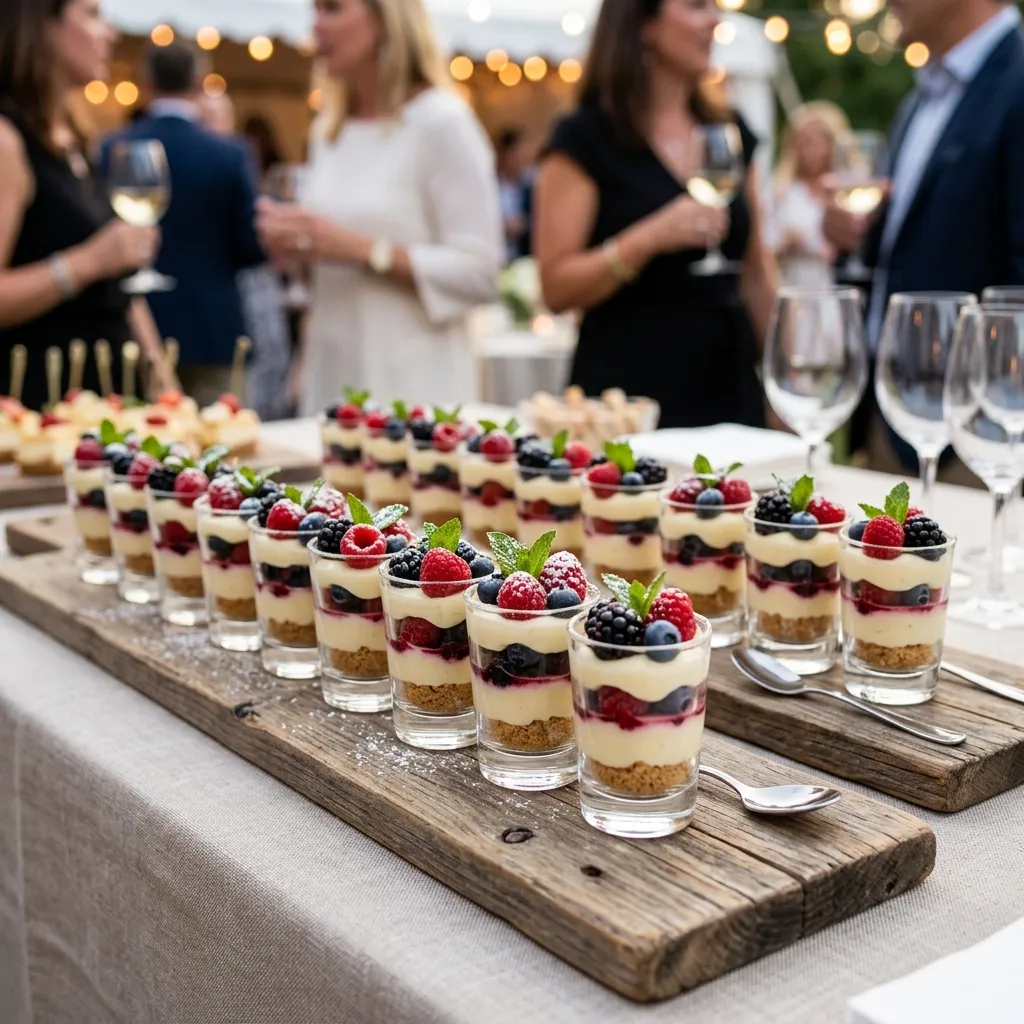 Shot Glass Cheesecake Flights