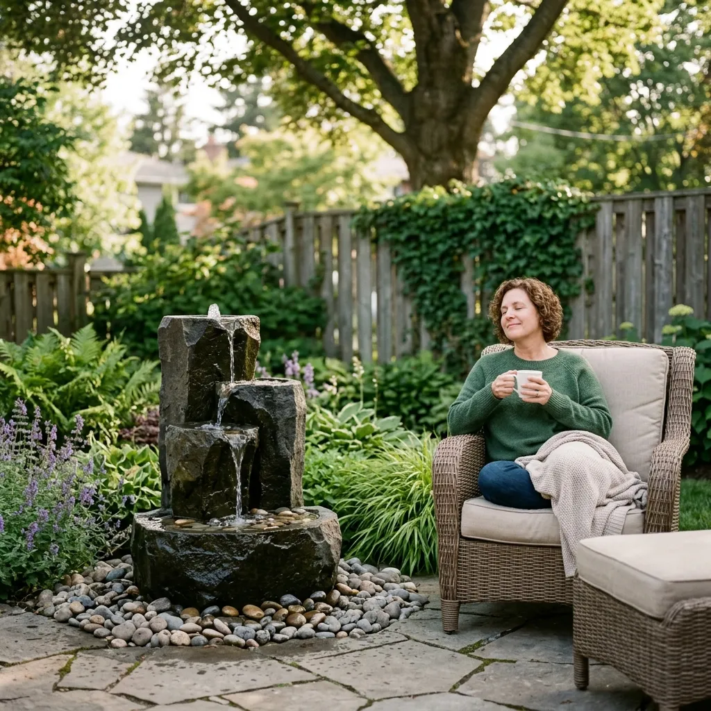 Soothing Trickling Water Features
