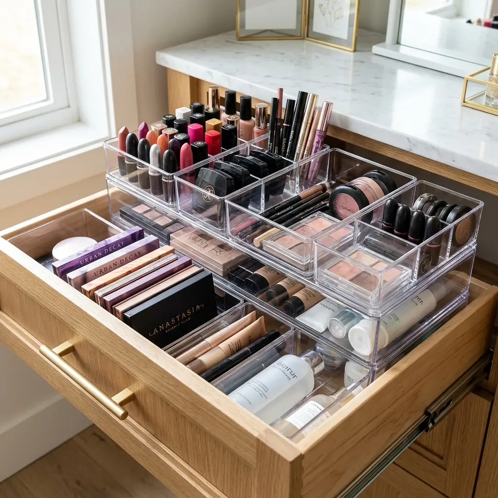 Stackable Acrylic Drawer Inserts