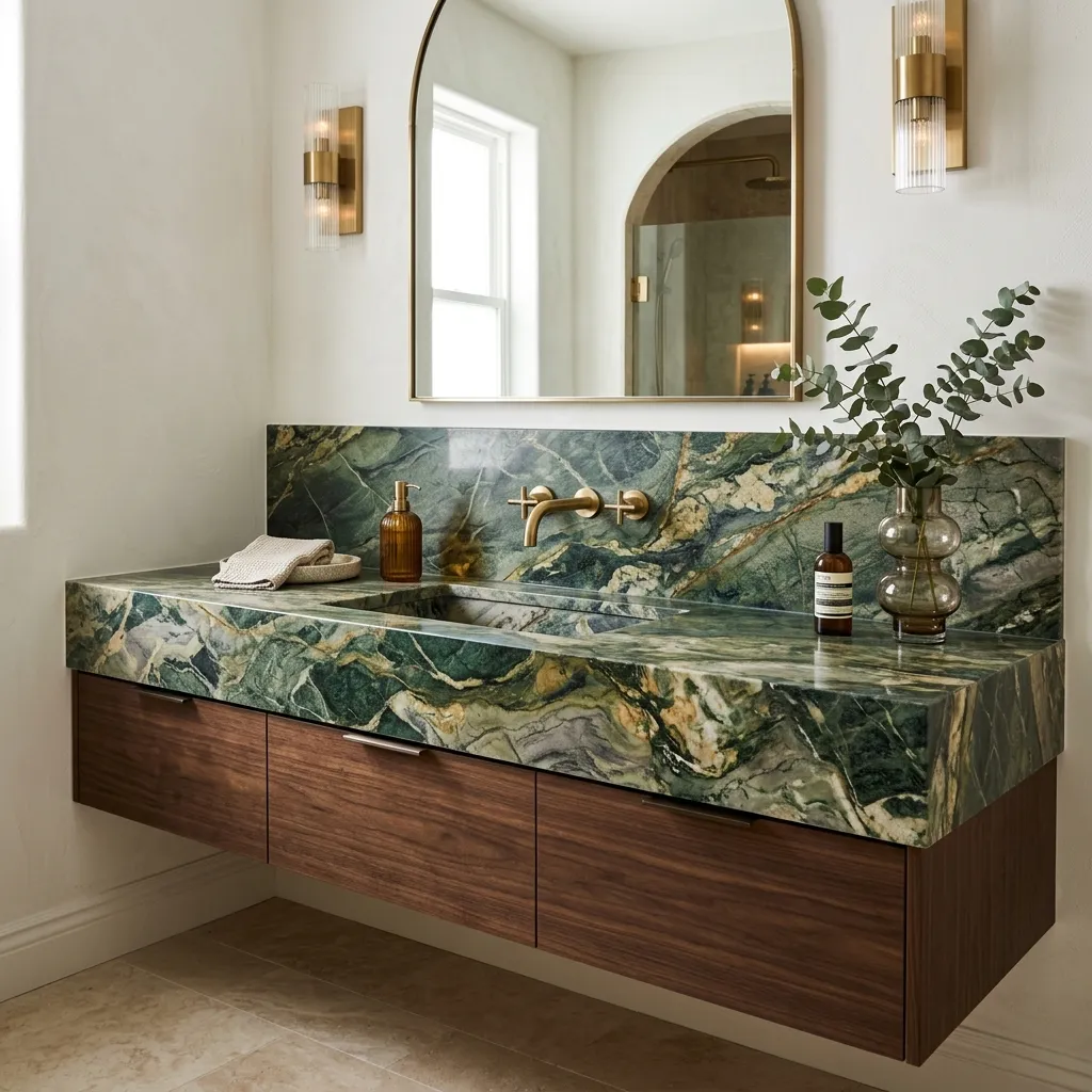 Statement Marble and Dramatic Veining