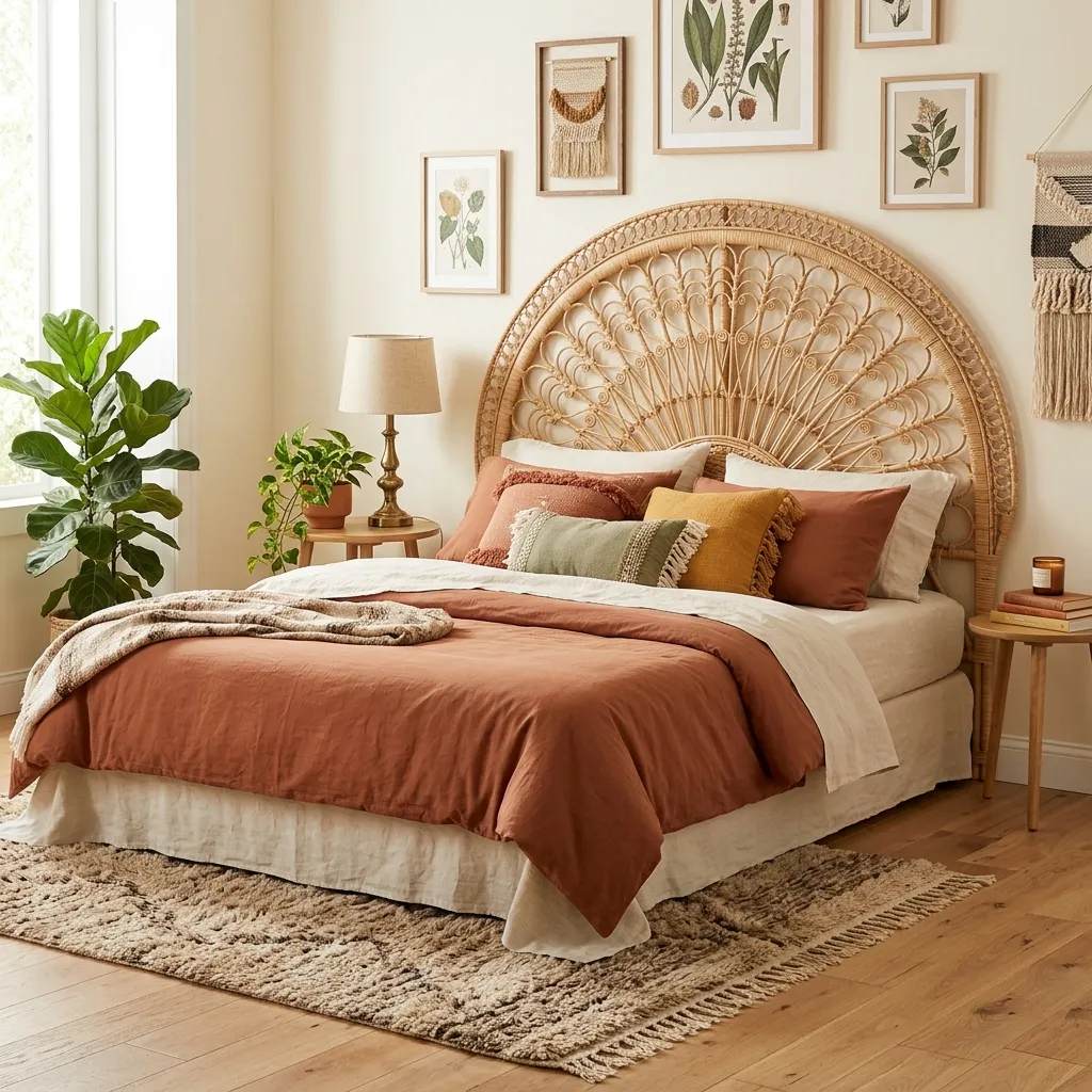 Statement Rattan Headboards