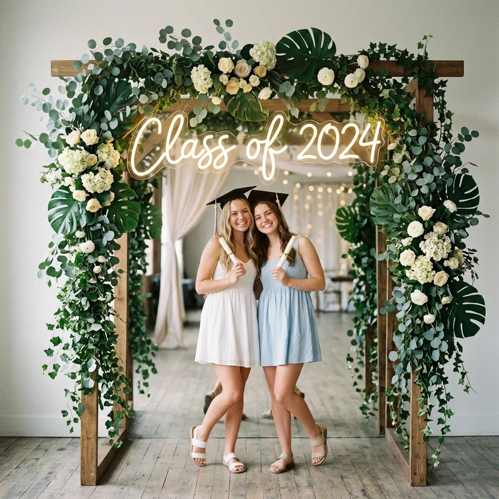 The Botanical Backdrop Photo Wall