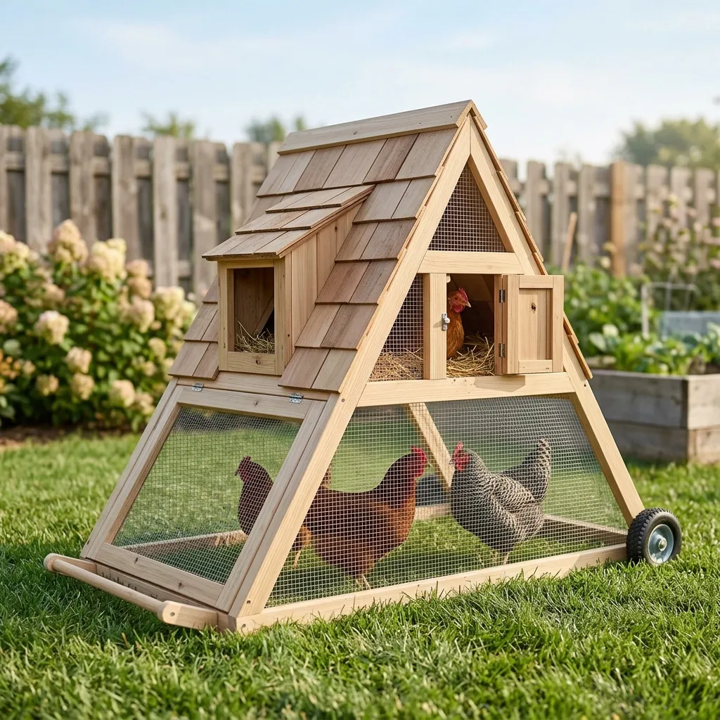 The Classic A-Frame Chicken Tractor