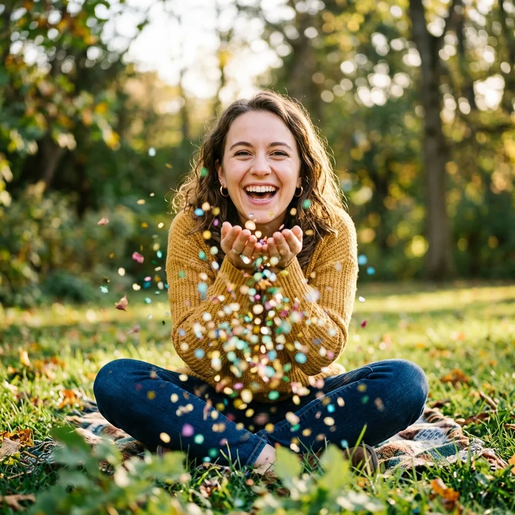 The Ground-Level Confetti Pop
