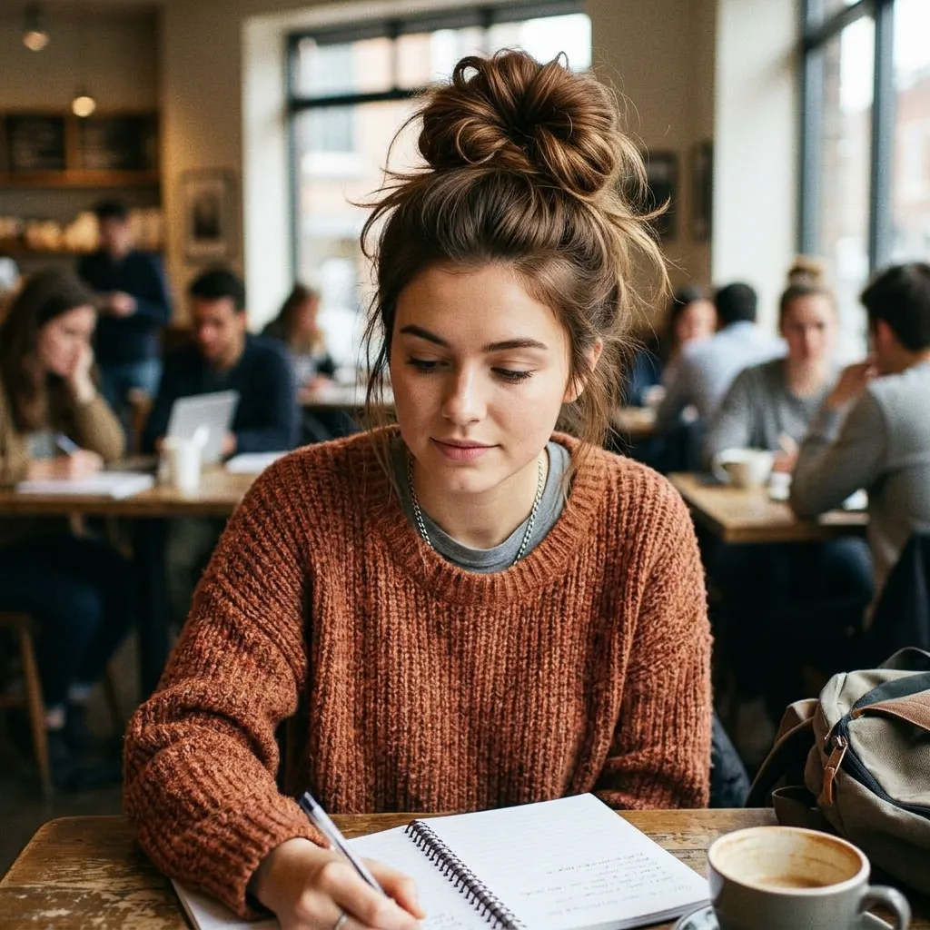 The High-Volume Messy Topknot