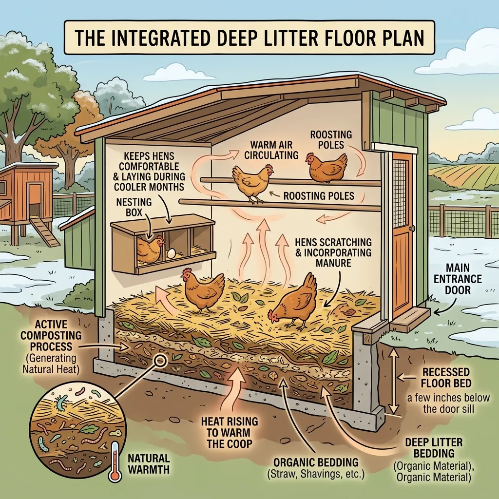 The Integrated Deep Litter Floor Plan
