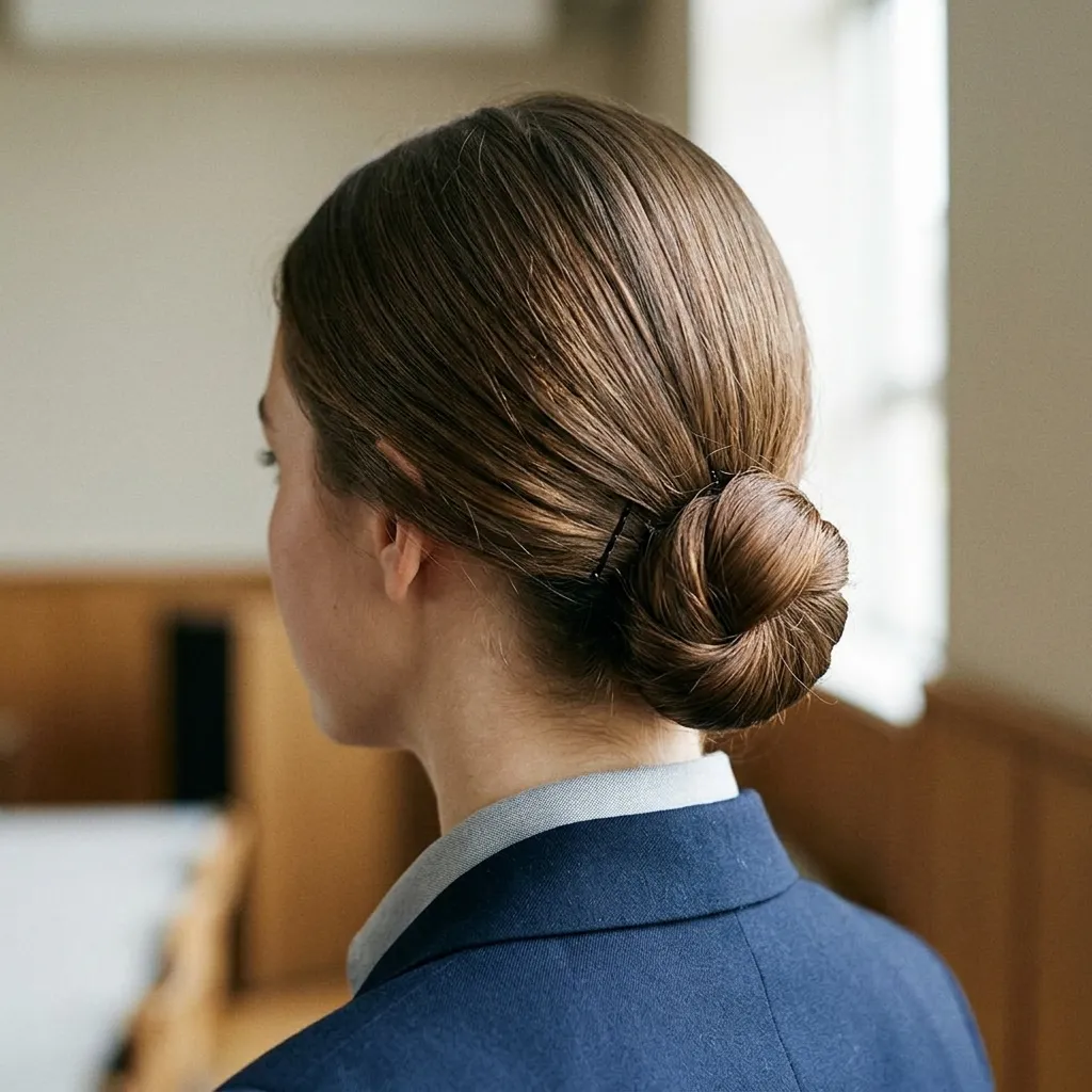 The Polished Low Chignon