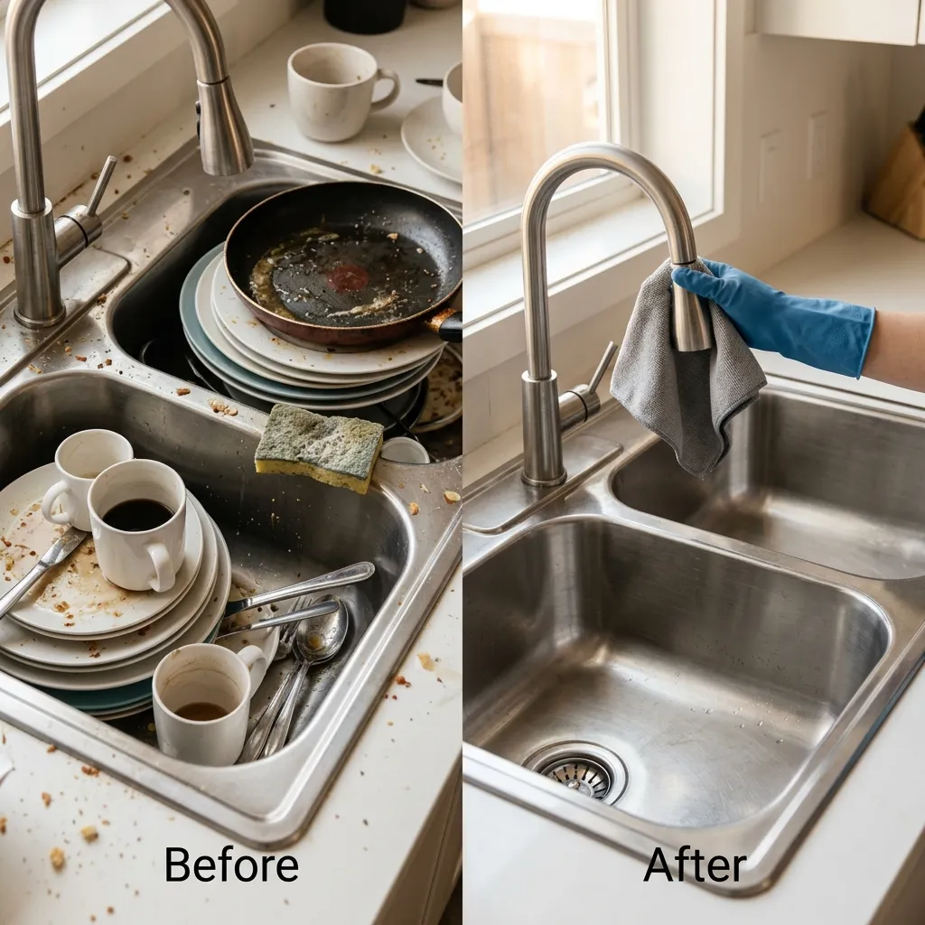 The Sink-to-Shine Routine