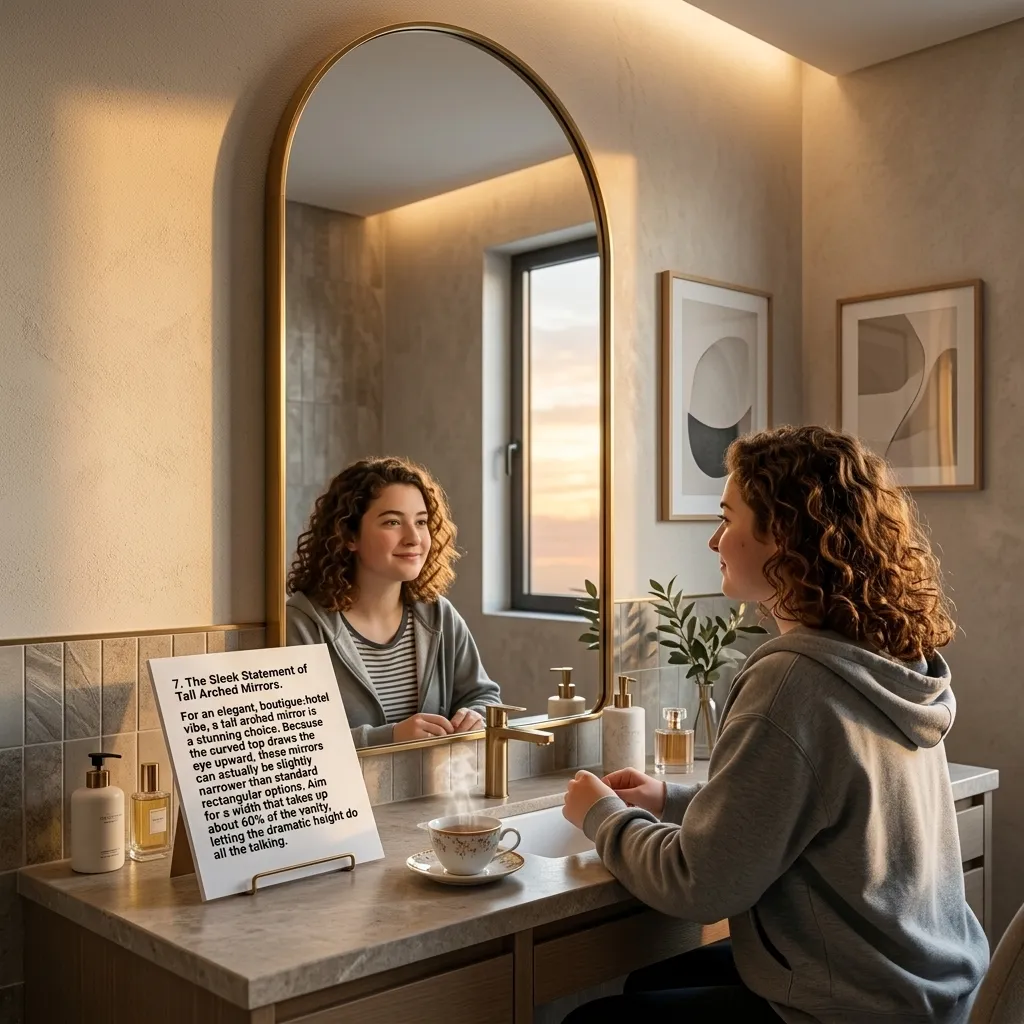The Sleek Statement of Tall Arched Mirrors
