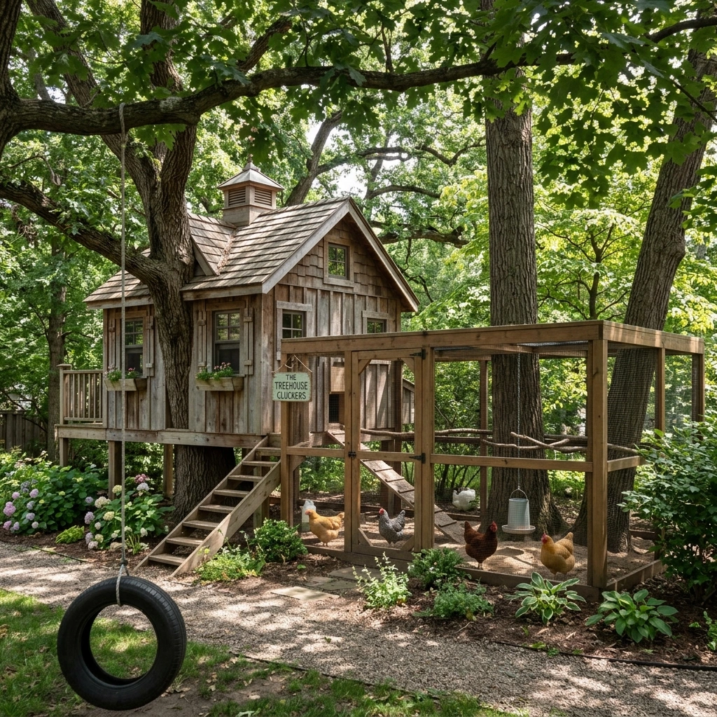 Treehouse-Inspired Coop