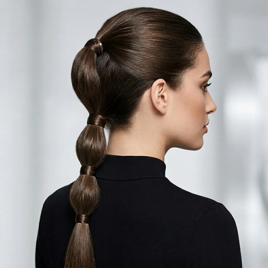 Triple-Tiered Segmented Ponytail