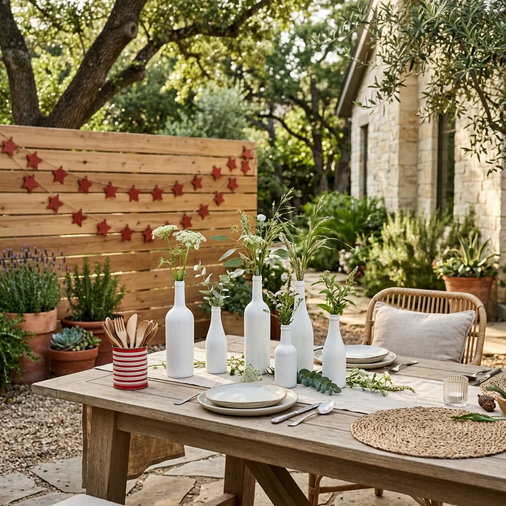 Upcycled Backyard Decor