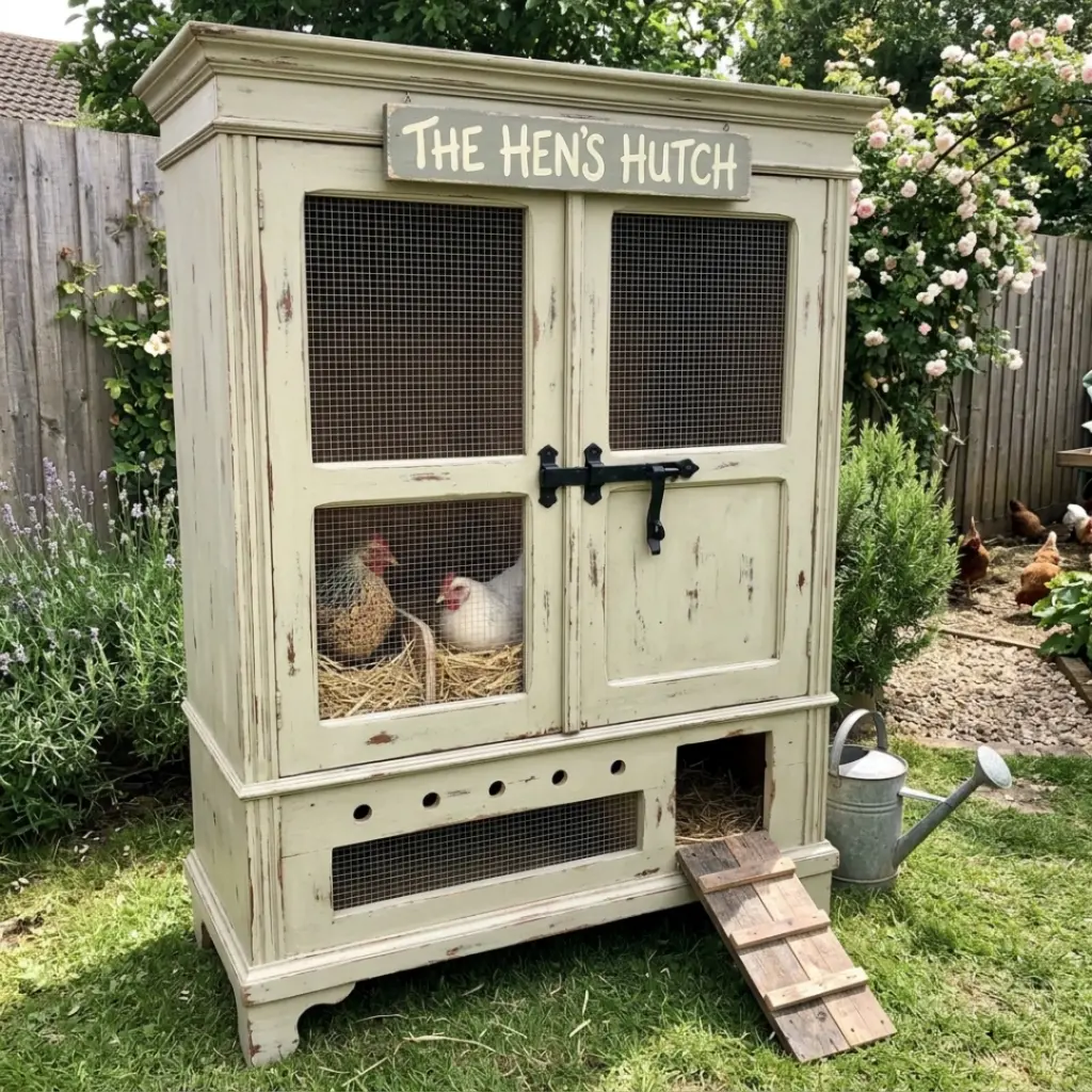 Upcycled Farmhouse Wardrobe