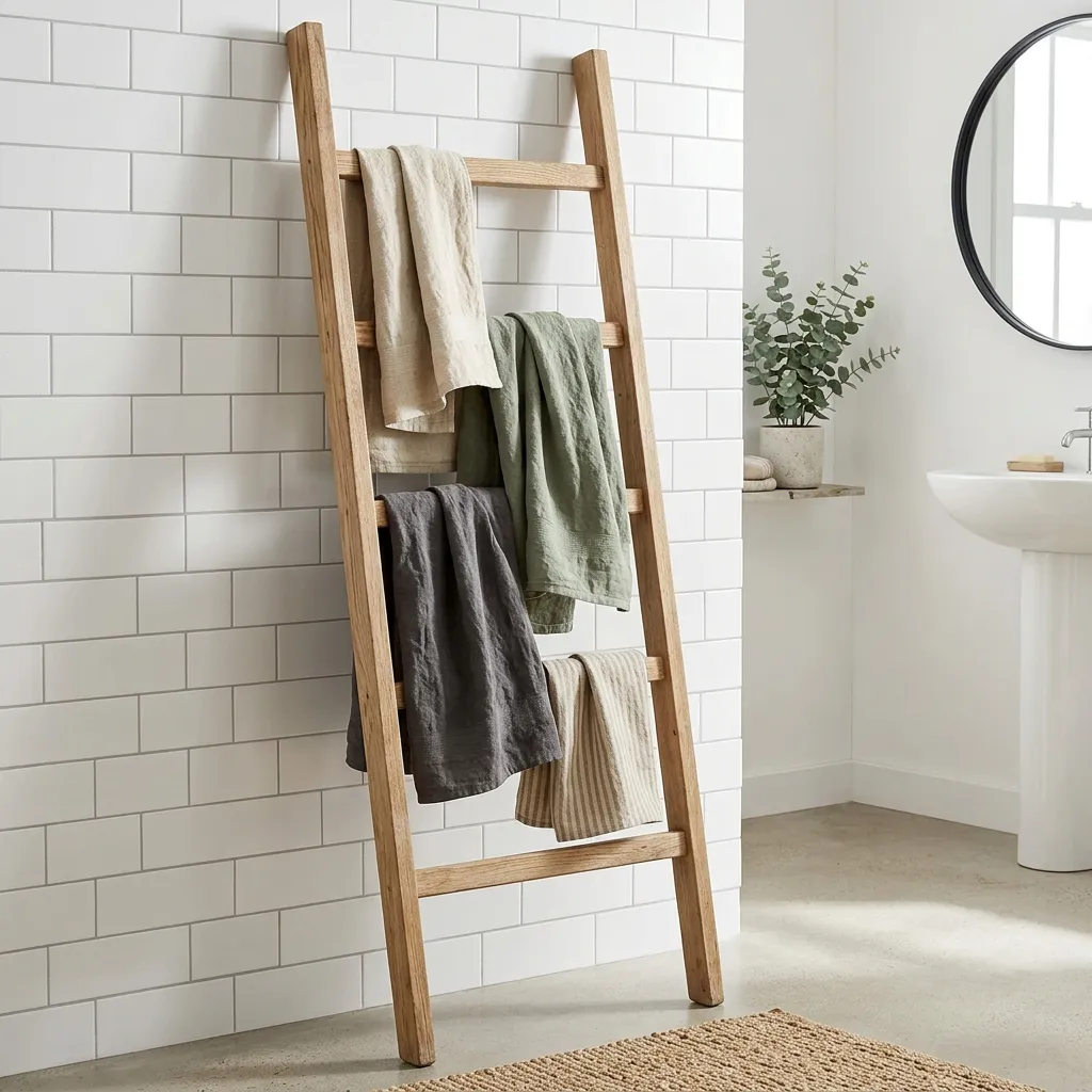 Vertical Towel Ladder Racks