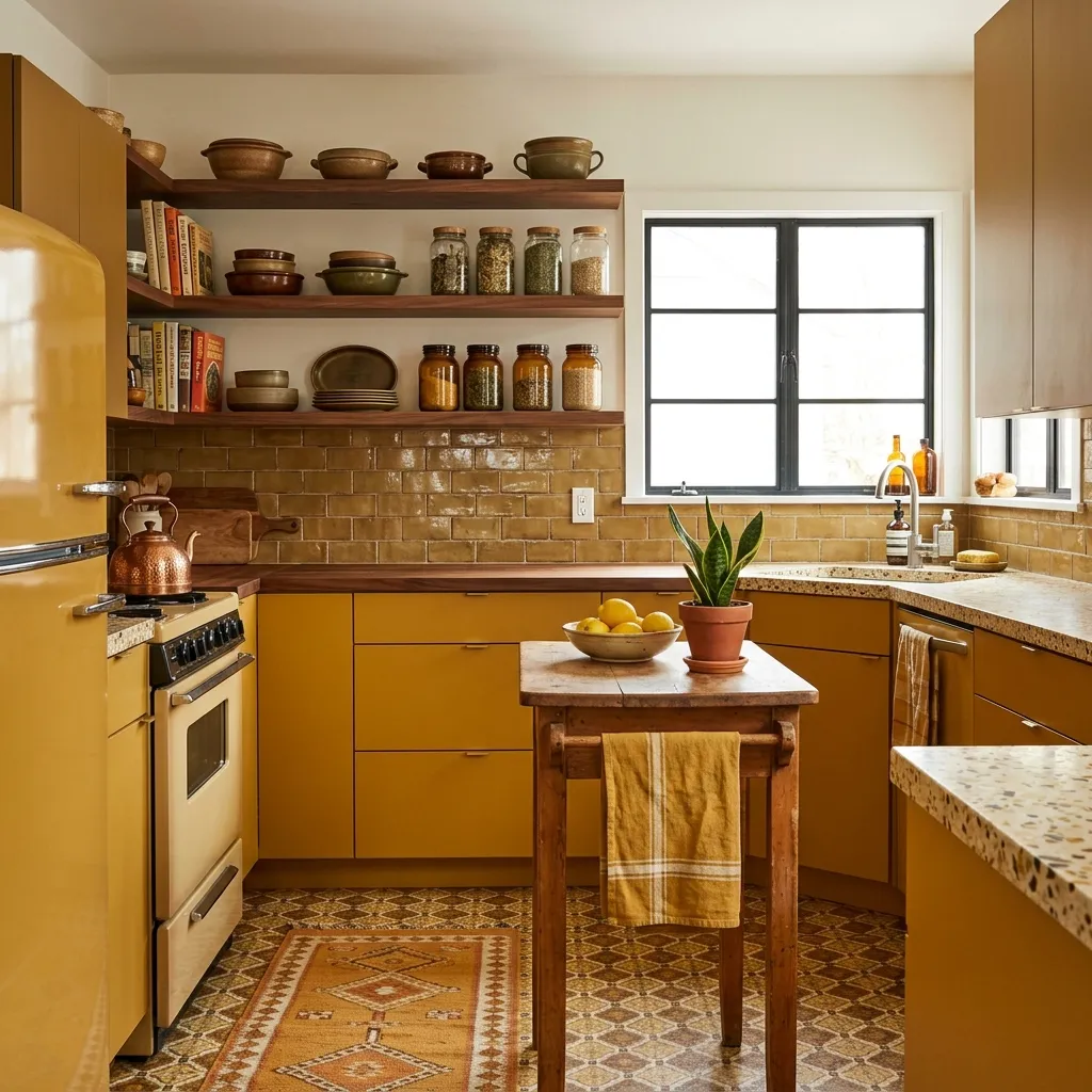 Vintage Ochre and Mustard