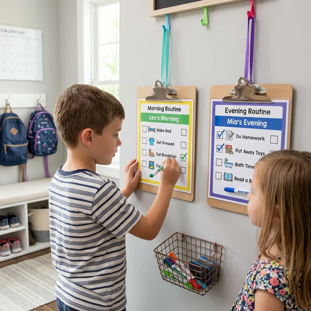 Visual Routine Clipboards