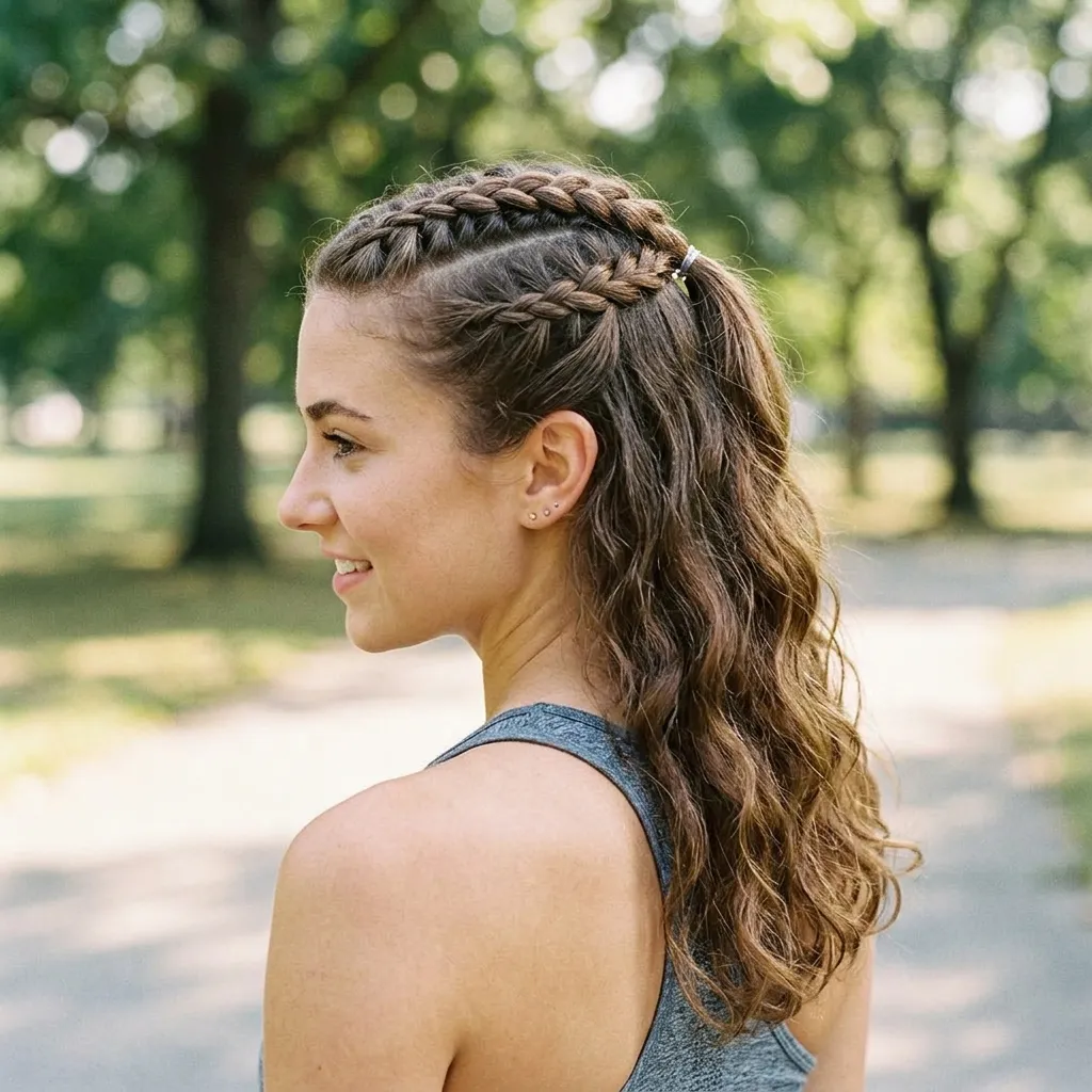 Wrapped Bubble Ponytail