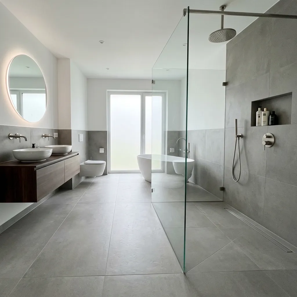 Zero-Threshold Walk-In Showers