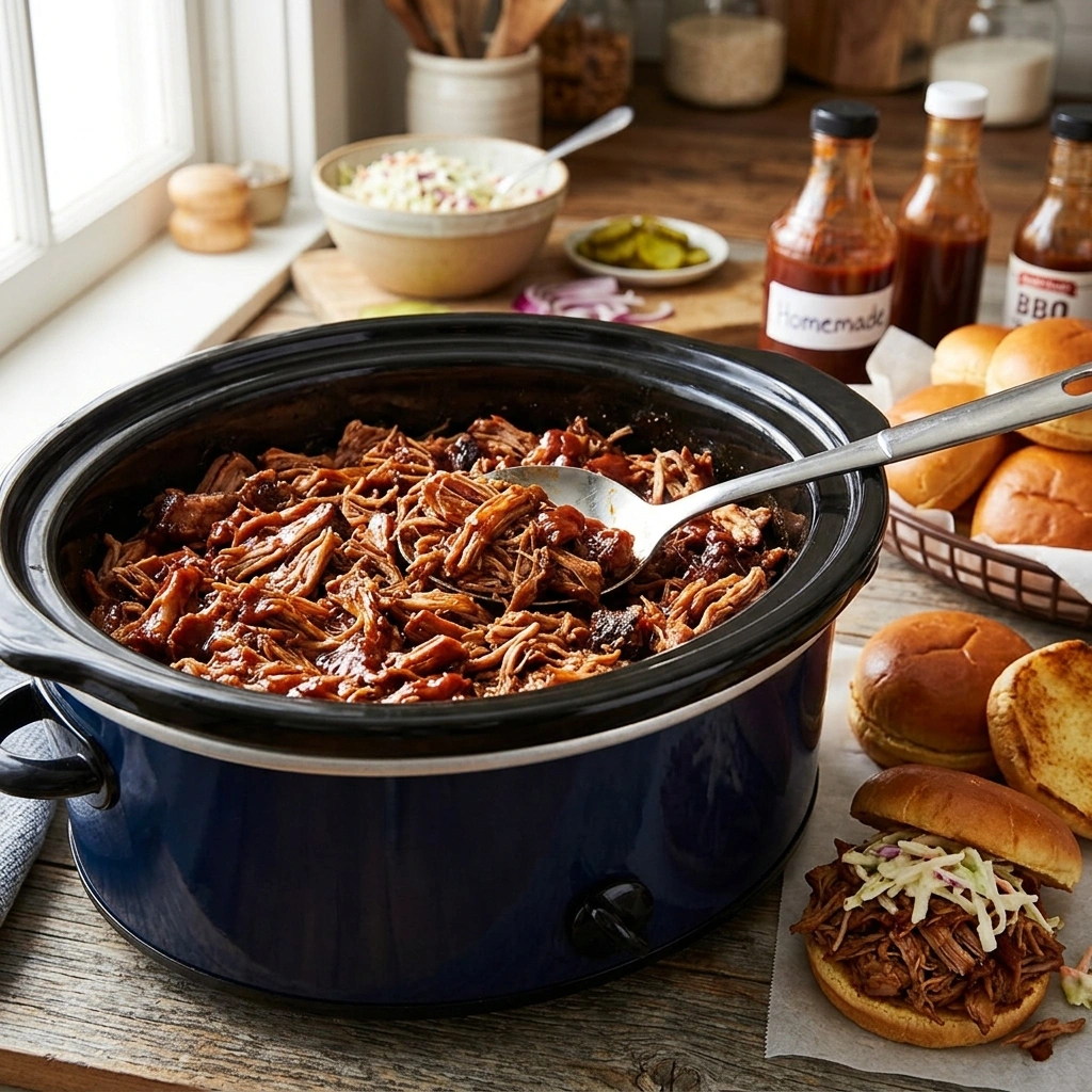 Big-Batch Pulled Pork (Slow Cooker or Instant Pot)